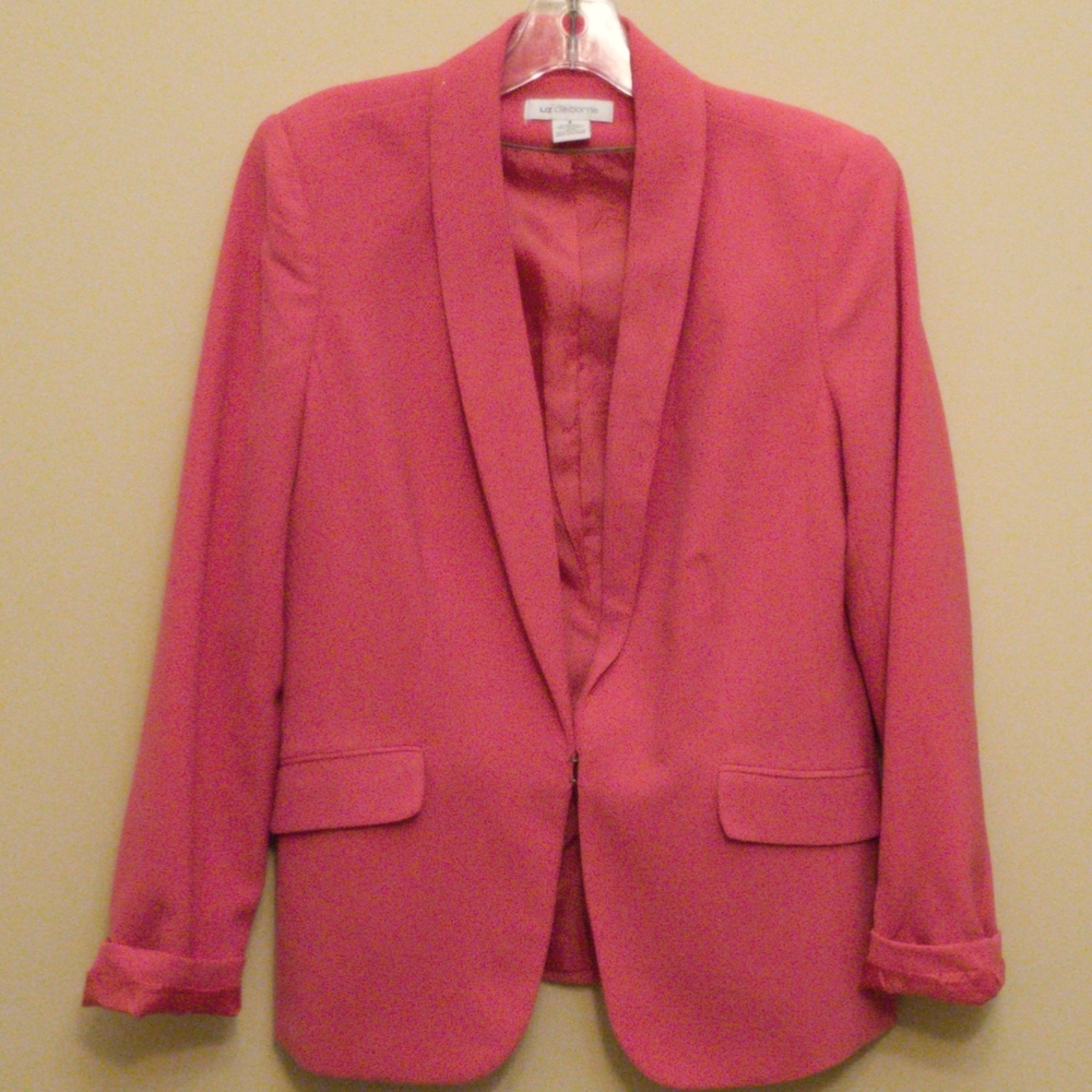 Bright pink Liz Claiborne blazer